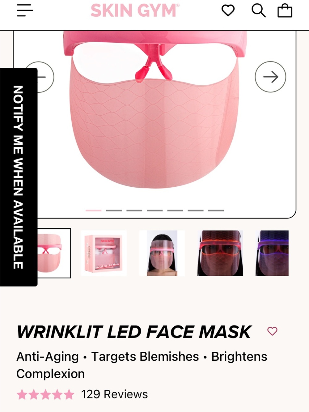 LED Face Mask - Picture 8 of 8